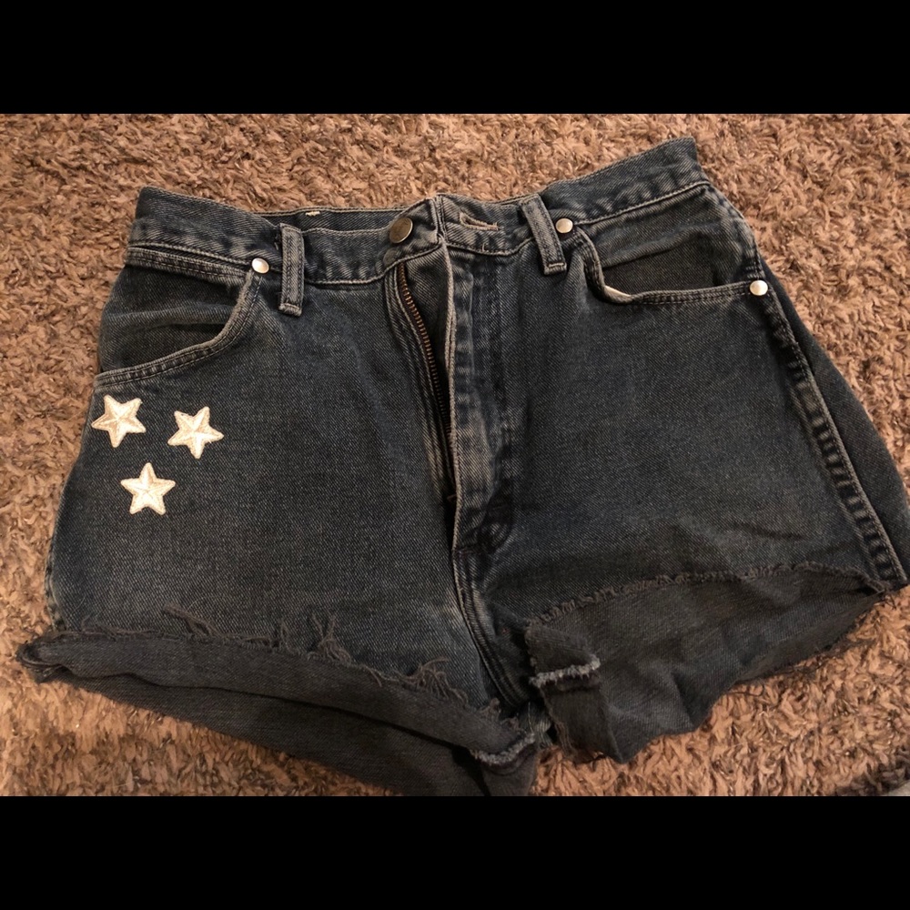 Vintage wrangler denim shorts